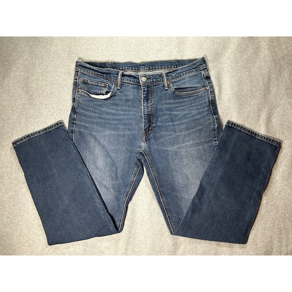 Levi 541 Jeans Mens W38 L32 Blue Denim Slight Taper Relaxed Stretch